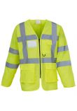Yoko Hi-Vis Executive Long Sleeve Waistcoat