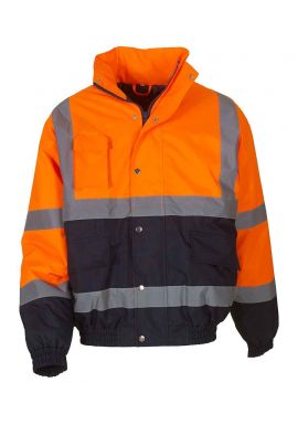Yoko Hi-Vis Two Tone Bomber Jacket