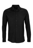 NEOBLU Basile Organic Cotton Long Sleeve Piqué Shirt