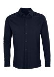 NEOBLU Basile Organic Cotton Long Sleeve Piqué Shirt