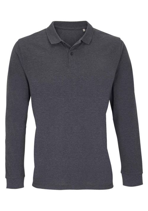 SOL'S Unisex Planet Long Sleeve Piqué Polo Shirt MyWorkWear