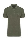 Native Spirit Terry Towel Polo Shirt
