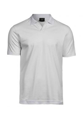 Tee Jays Luxury Stretch V Neck Polo Shirt