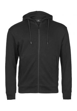 Tee Jays Ribbed Interlock Full Zip Hooded Sweatshirt