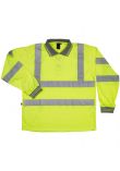 Warrior Hi-Vis Long Sleeve Polo Shirt