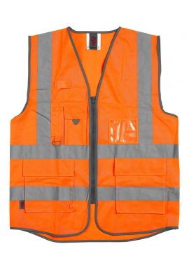 Warrior Hi-Vis Executive Waistcoat