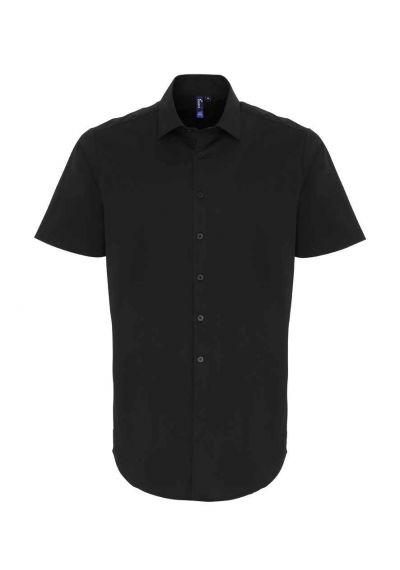 Premier Short Sleeve Stretch Fit Poplin Shirt