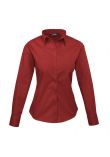 Premier Ladies Long Sleeve Poplin Blouse