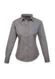 Premier Ladies Long Sleeve Poplin Blouse