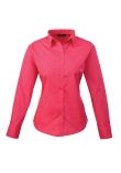 Premier Ladies Long Sleeve Poplin Blouse