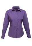 Premier Ladies Long Sleeve Poplin Blouse