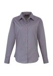 Premier Ladies Long Sleeve Poplin Blouse