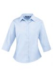 Premier Ladies 3/4 Sleeve Poplin Blouse