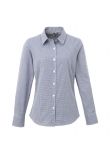 Premier Ladies Gingham Long Sleeve Shirt