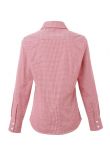 Premier Ladies Gingham Long Sleeve Shirt