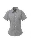 Premier Ladies Gingham Short Sleeve Shirt