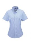 Premier Ladies Gingham Short Sleeve Shirt