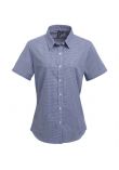 Premier Ladies Gingham Short Sleeve Shirt