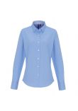 Premier Ladies Long Sleeve Striped Oxford Shirt