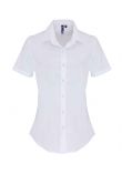 Premier Ladies Short Sleeve Stretch Fit Poplin Shirt