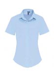 Premier Ladies Short Sleeve Stretch Fit Poplin Shirt
