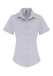 Premier Ladies Short Sleeve Stretch Fit Poplin Shirt