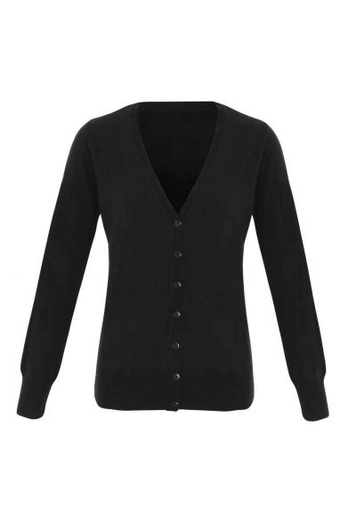 Premier Ladies Essential Acrylic V Neck Cardigan
