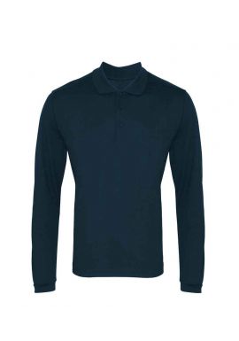 Premier Long Sleeve Coolchecker® Piqué Polo Shirt
