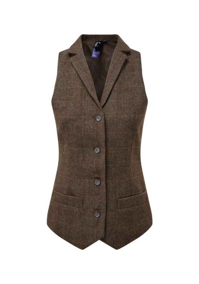 Premier Ladies Herringbone Waistcoat