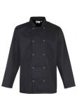 Premier Unisex Long Sleeve Stud Front Chef's Jacket