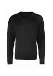 Premier Knitted Cotton Acrylic V Neck Sweater
