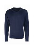 Premier Knitted Cotton Acrylic V Neck Sweater
