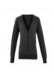 Premier Ladies Cotton Acrylic V Neck Cardigan