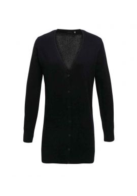 Premier Ladies Longline V Neck Cardigan