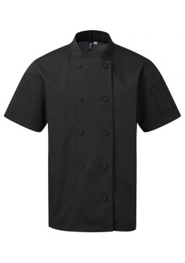 Premier Coolchecker® Short Sleeve Chef's Jacket