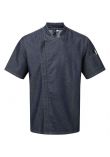 Premier Short Sleeve Zipped Chef's Jacket