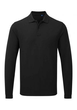 Premier Essential Unisex Long Sleeve Polo Shirt