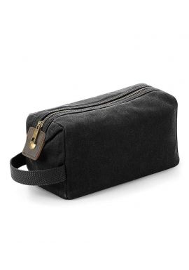 Quadra Heritage Waxed Canvas Wash Bag