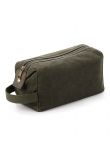 Quadra Heritage Waxed Canvas Wash Bag