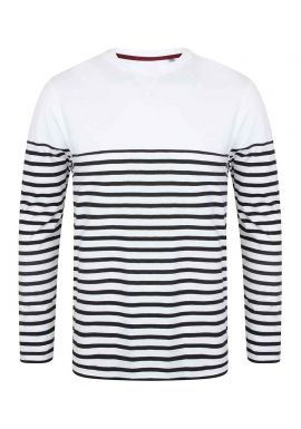 Front Row Unisex Long Sleeve Breton Striped T-Shirt