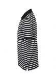 Front Row Striped Jersey Polo Shirt