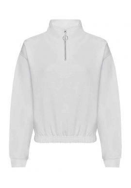 AWDis Ladies Cropped 1/4 Zip Sweatshirt
