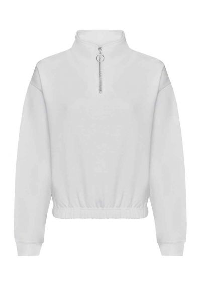 AWDis Ladies Cropped 1/4 Zip Sweatshirt