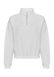 AWDis Ladies Cropped 1/4 Zip Sweatshirt