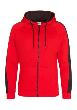AWDis Contrast Sports Polyester Zoodie