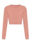 AWDis Ladies Long Sleeve Cropped T-Shirt