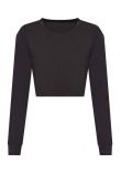AWDis Ladies Long Sleeve Cropped T-Shirt