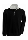 Kariban Trucker Zip Neck Sweatshirt