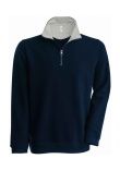 Kariban Trucker Zip Neck Sweatshirt