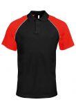 Kariban Baseball Cotton Piqué Polo Shirt